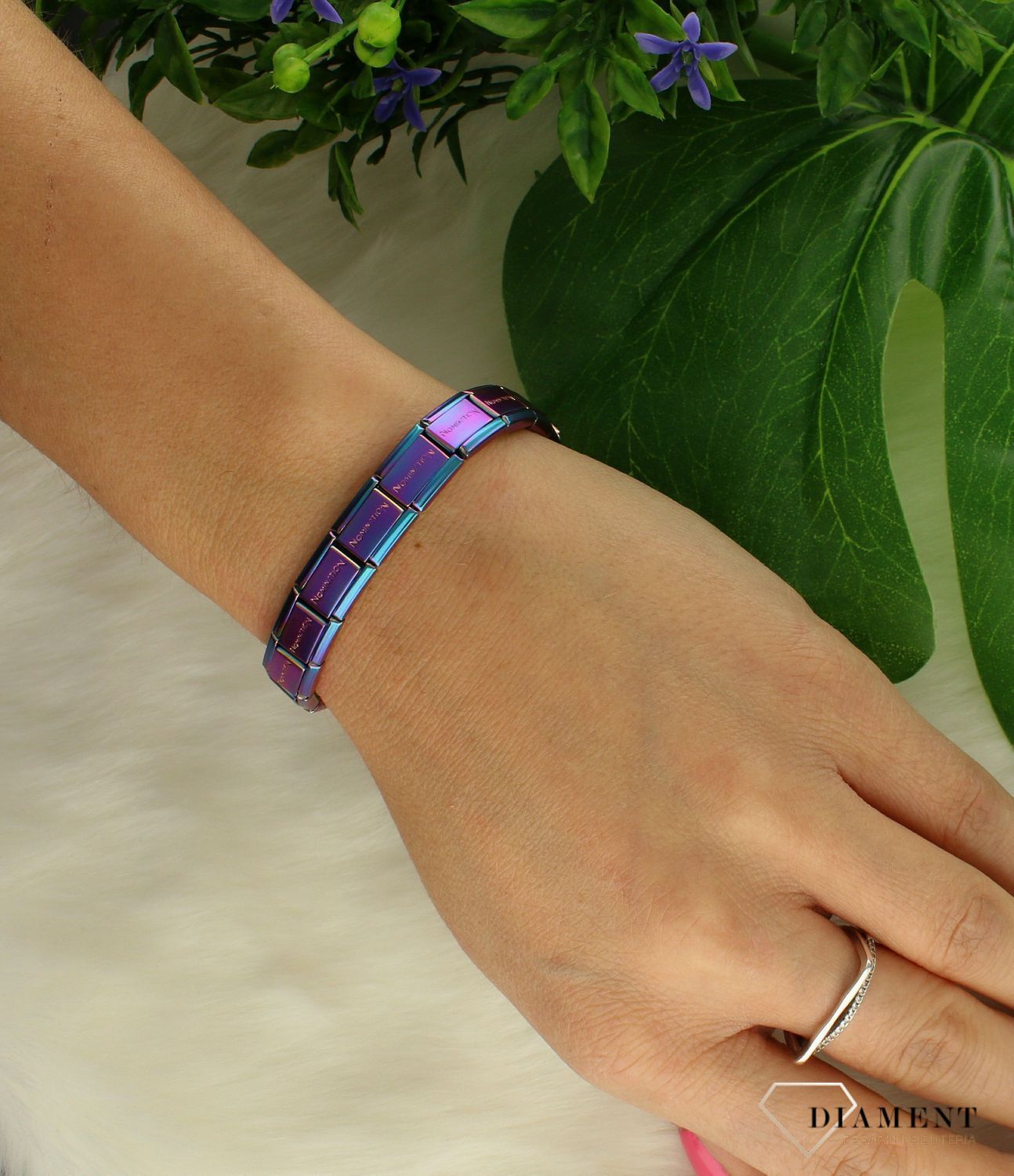 Bransoletka Nomination Composable Baza Matowa Holograficzna 13 Elementowa 030001 SI 037.jpg